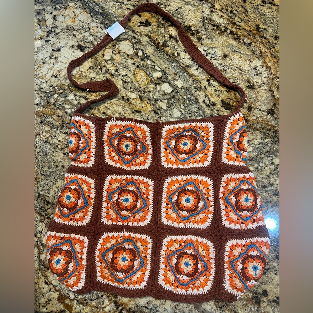 NWOT Free People Catch Me Crotchet Bag